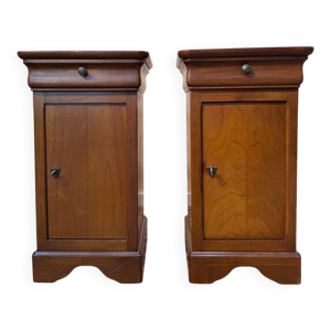 Paire chevets style - massif louis philippe