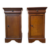 Pair of bedside tables in Louis Philippe style, 20th century - Solid wood