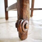 Set of 6 straw chairs
