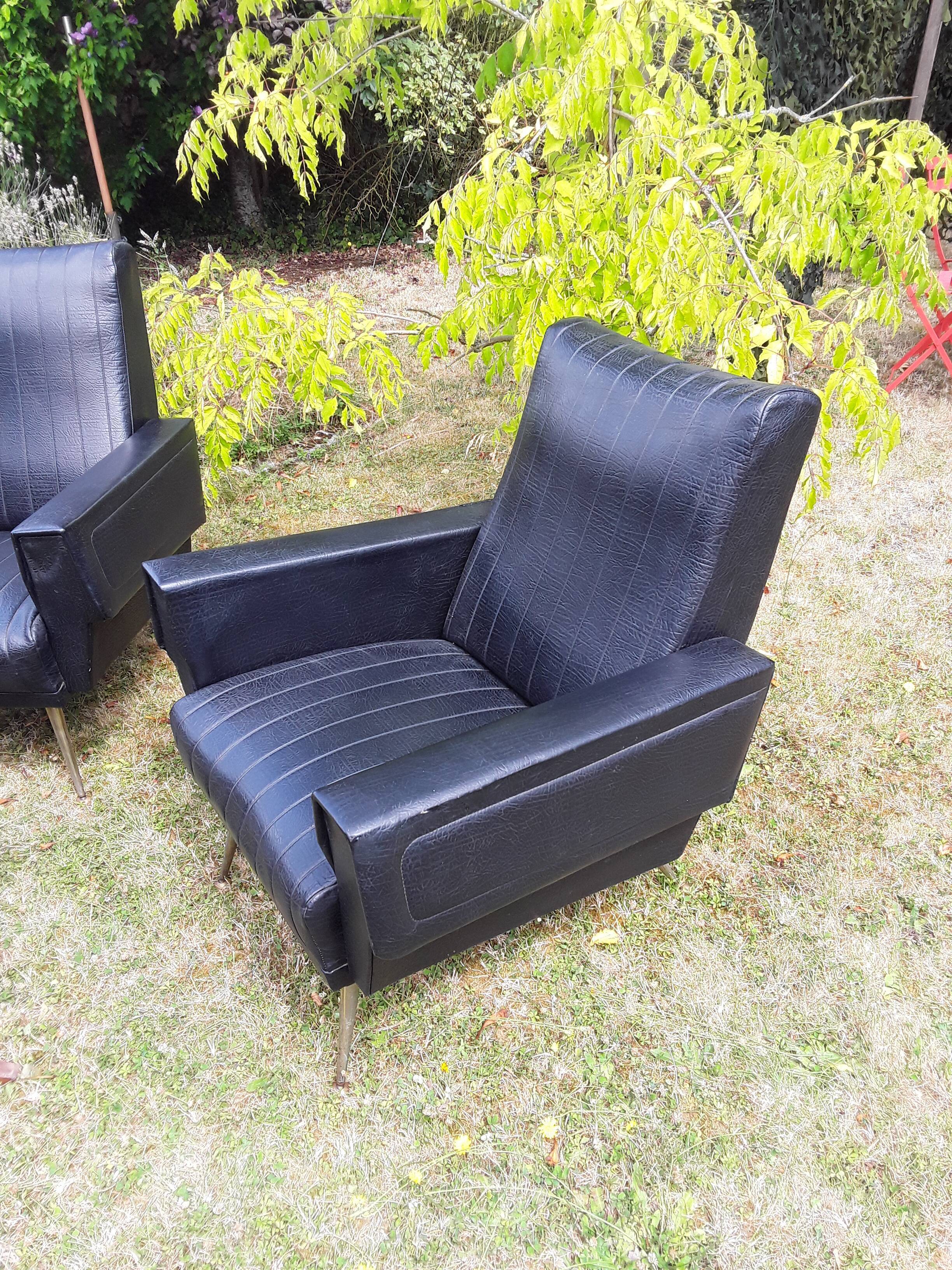Vintage 50s and 60s armchairs