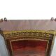 Louis XVI wall display cabinet, mahogany and bronze, France 20th century