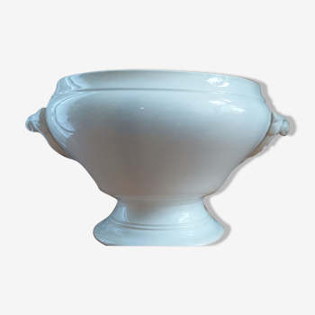 White porcelain soup bowl Pexonne