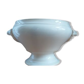 Soupière en porcelaine blanche Pexonne