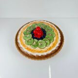 "Fruit tart" slipware dish