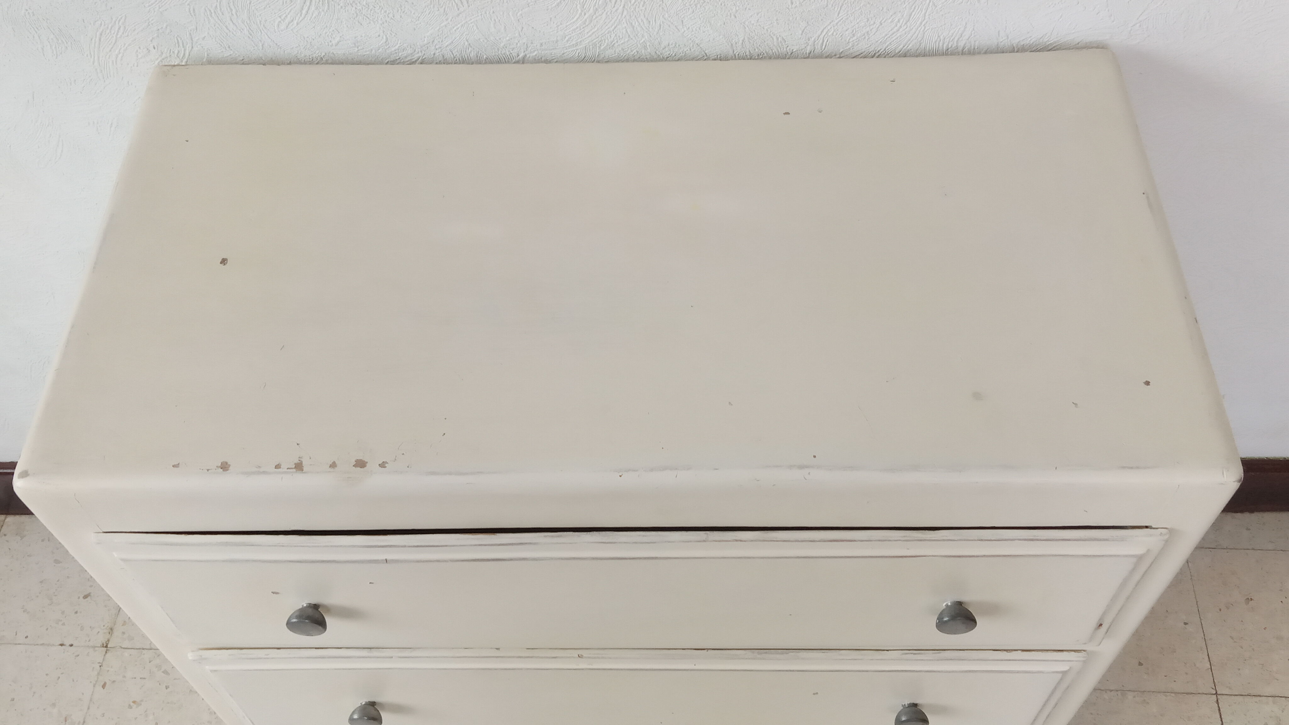 White chest of drawers 50s