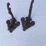 Pair of iron coatrack
