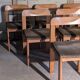 Set of six elm chairs from the 60s DLG regain