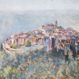 Peinture à l'huile de M. Burvenich