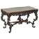 Antique walnut library table by Angiolo Barbetti