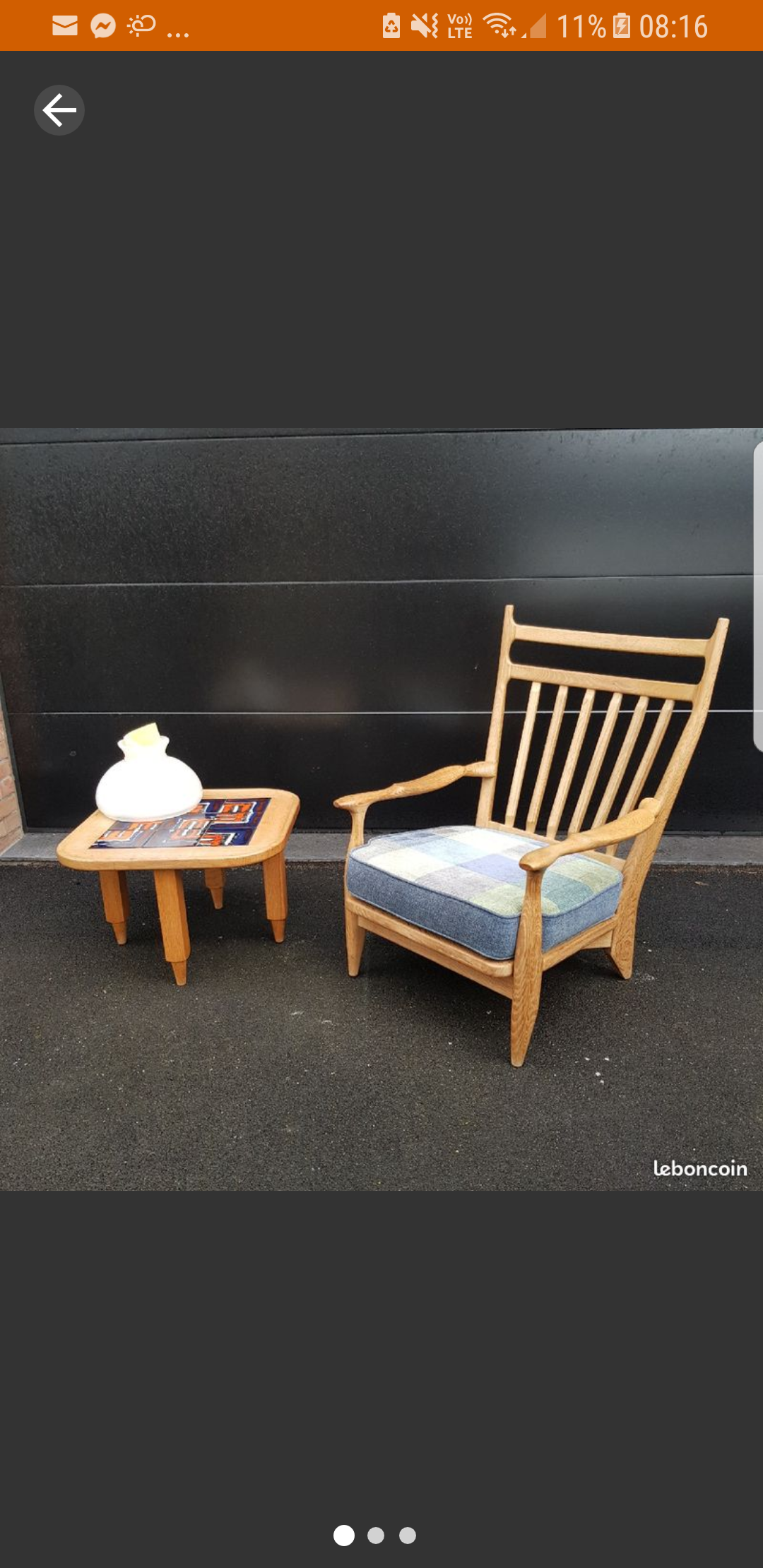 Guillerme coffee table and Chambron