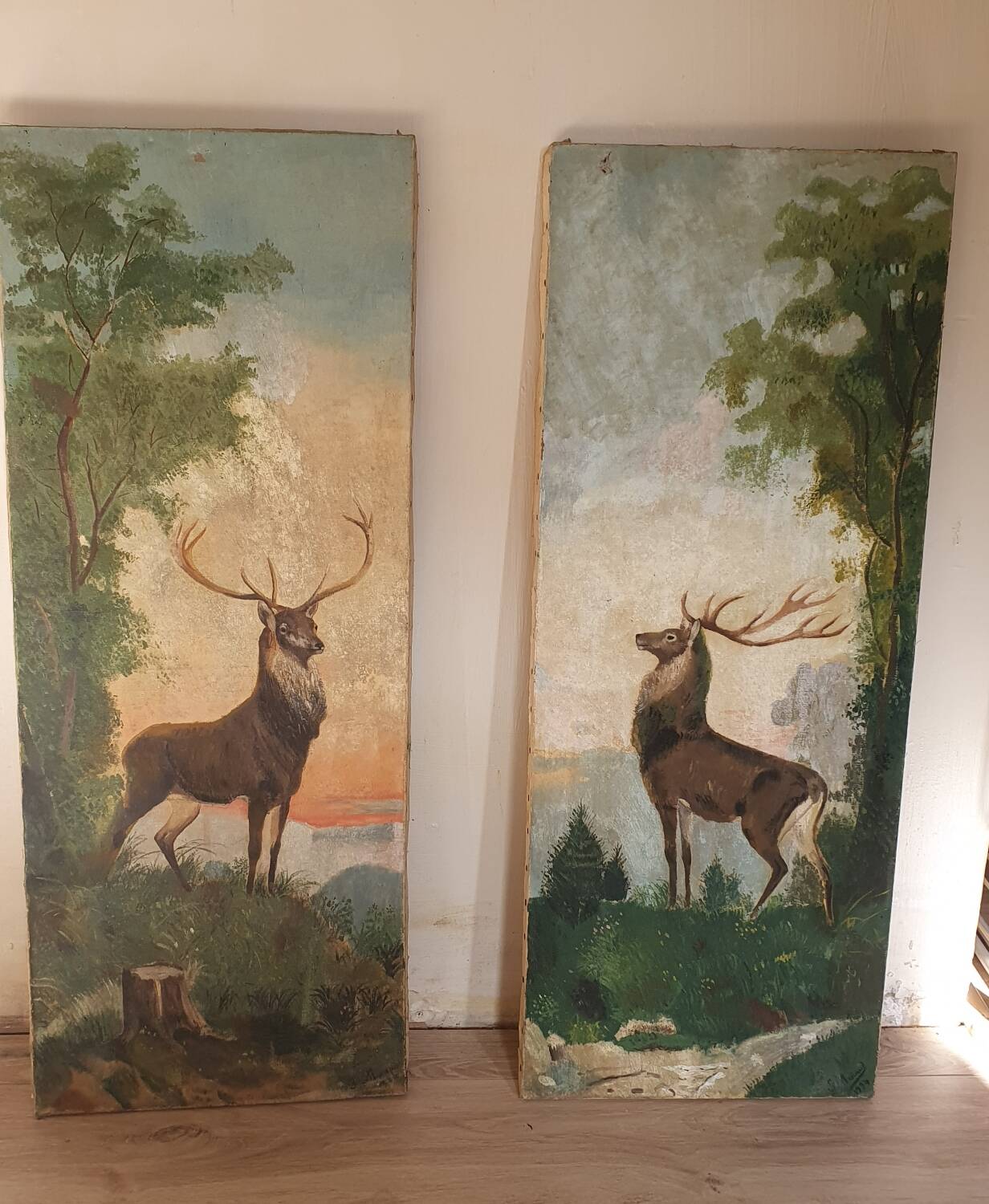 Old animal paintings