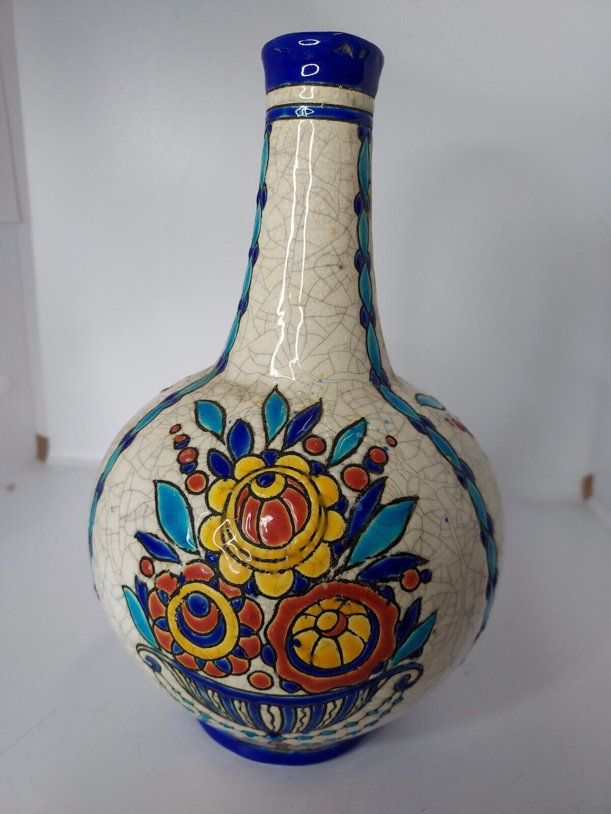 Art-Deco vase- BOCH freres- La Louvière
