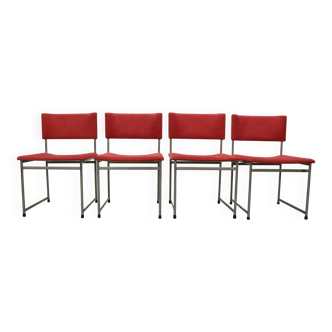 Ensemble de 4 chaises à repas SM08 de Cees Braakman pour Pastoe, Pays-Bas 1960