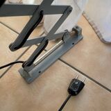 Lampe zigzag vintage grise style industriel