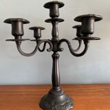 Seletti chandelier in rococo style in black metal