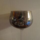 6 colored semi-crystal wine glasses Vannes le Châtel in a box