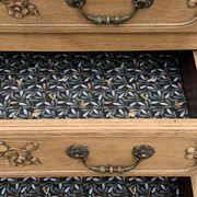Louis XV style chest of drawers, solid raw oak, 1920.