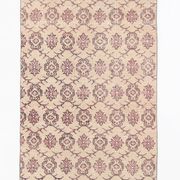4x7 Rug For Living Room Soft Pastel Vintage Rug, 117x213Cm SK 3456