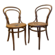 Chaises bistrot cannage