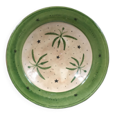 Plat creux oriental décor floral