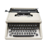 Typewriter Mercedes idem underwood 315 gray vintage revised ribbon new