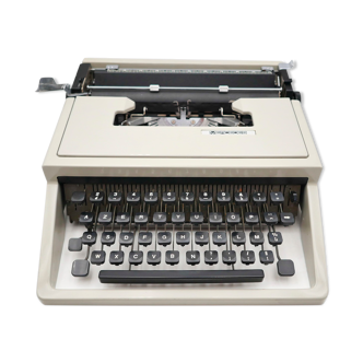 Typewriter Mercedes idem underwood 315 gray vintage revised ribbon new