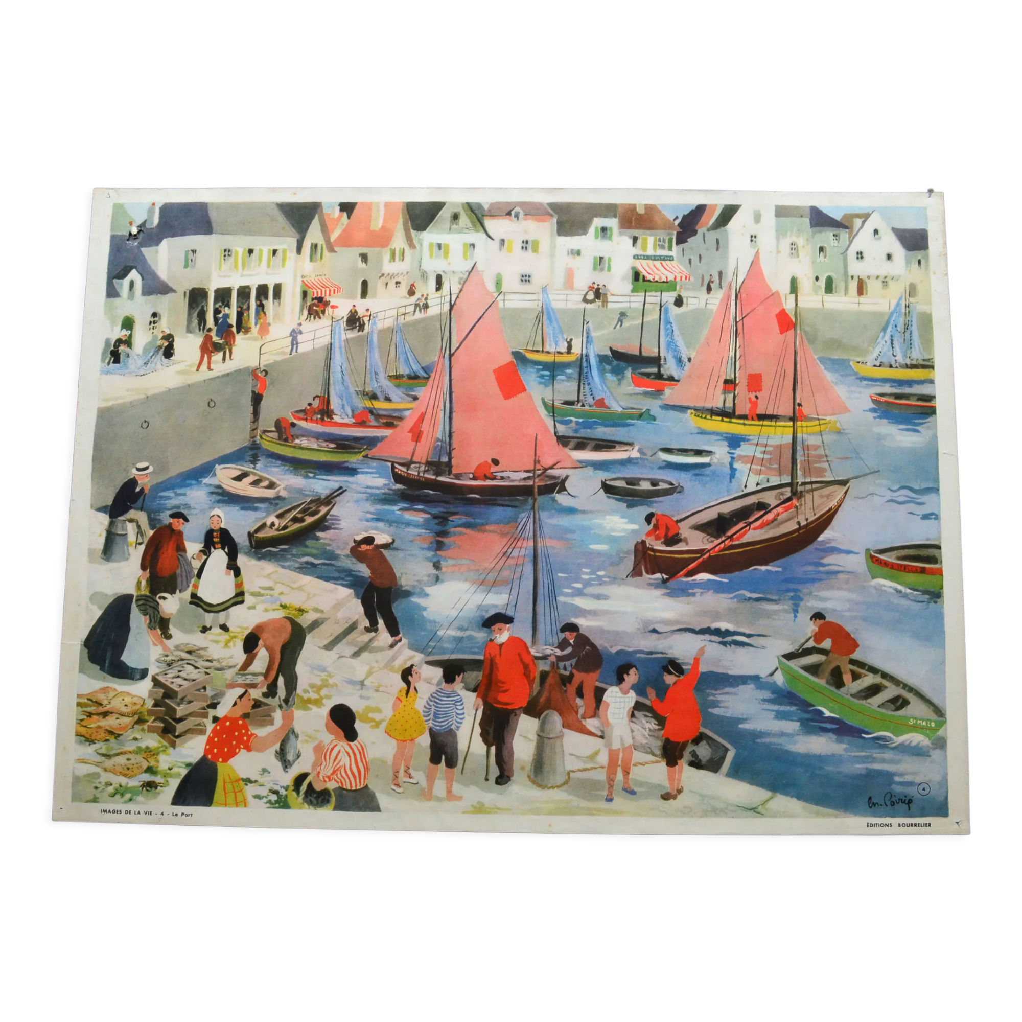 School poster by Hélène Poirier Bourrelier edition