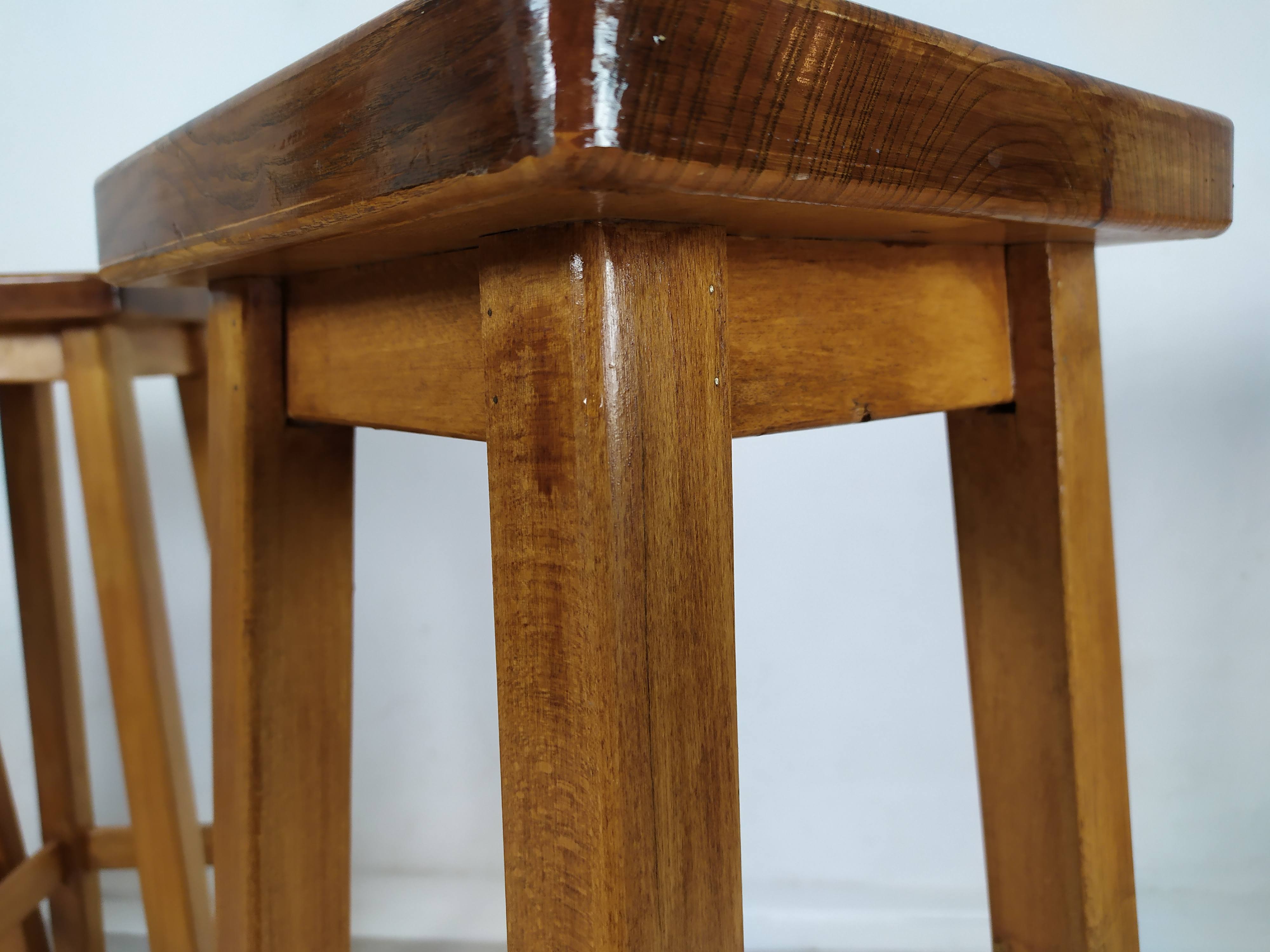 4 tabourets de bar vintage