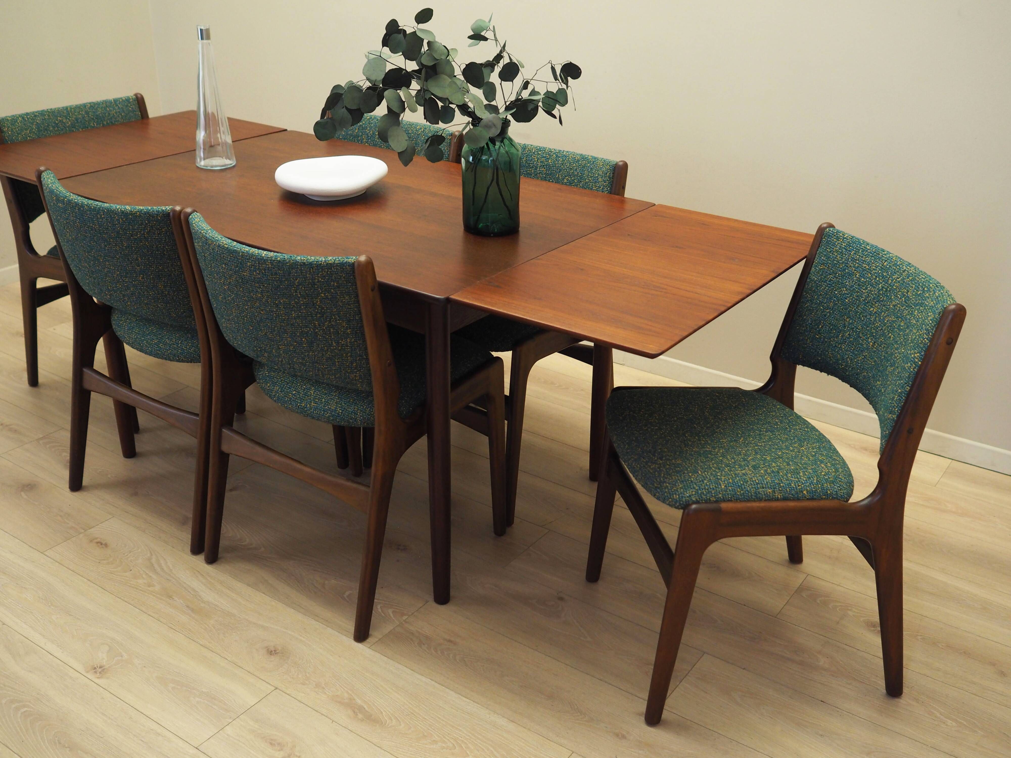 Set of six mahogany chairs, Danish design, 1970s, designer: Henning Kjærnul