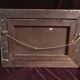 Antique oil painting, french barbizon school, wooden frame
