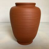 Small vase akru for klinker ceramics terracotta