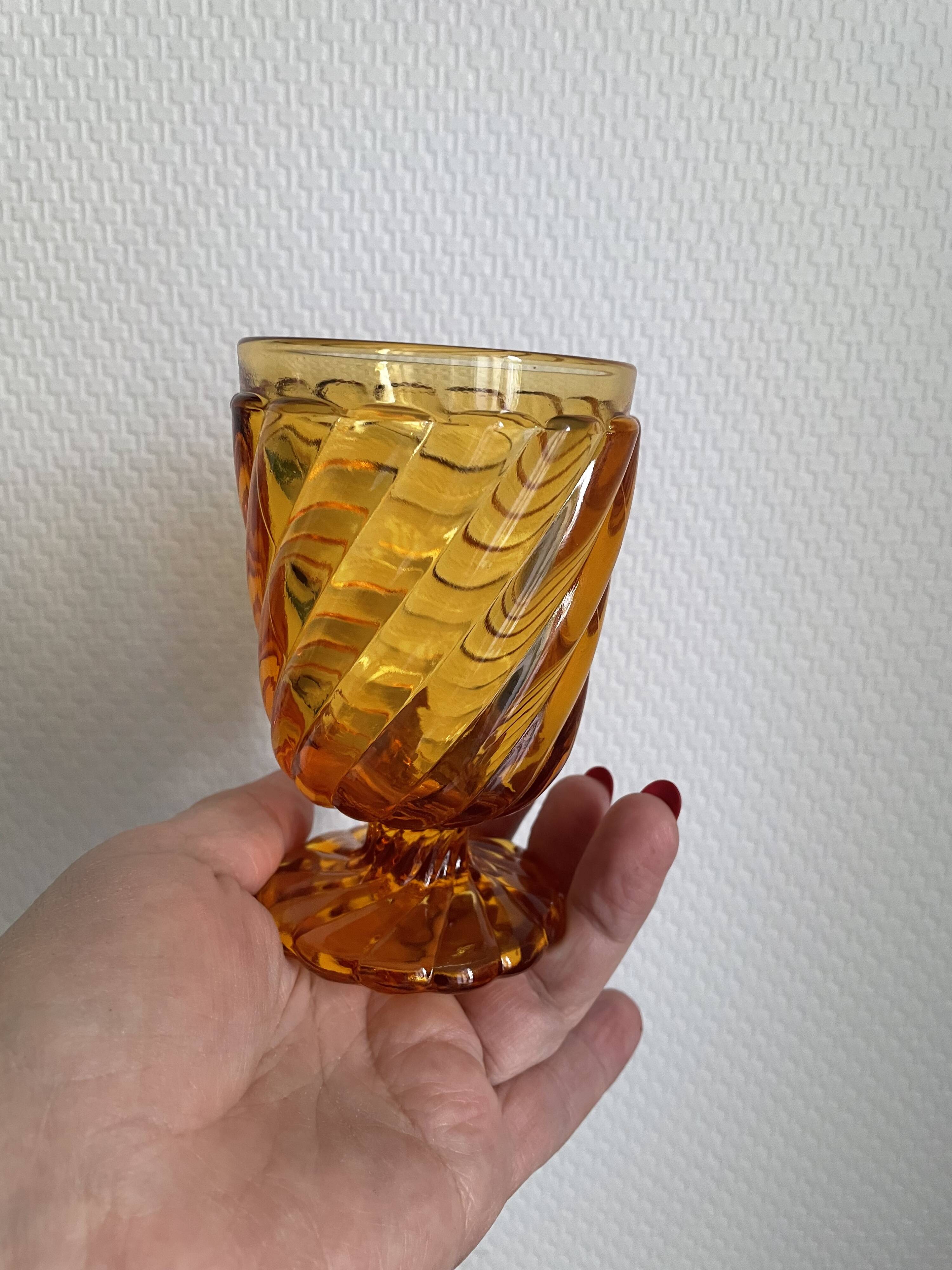 Baccarat amber glasses