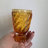 Baccarat amber glasses
