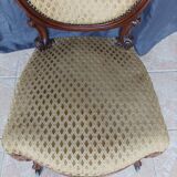 Louis XV mahogany chair