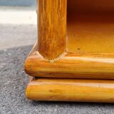 Vintage rattan bedside