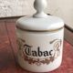 Pot à tabac en opaline décor doré