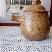 Service à soupe vintage en grès pyrité