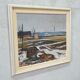 Swedish Modern Painting, Signed,  1955, Oil on Panel, Framed
