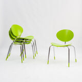 Set of four Mosquito chairs by Flötotto