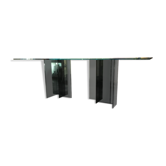 Glass dining table Roche Bobois model DIAPO