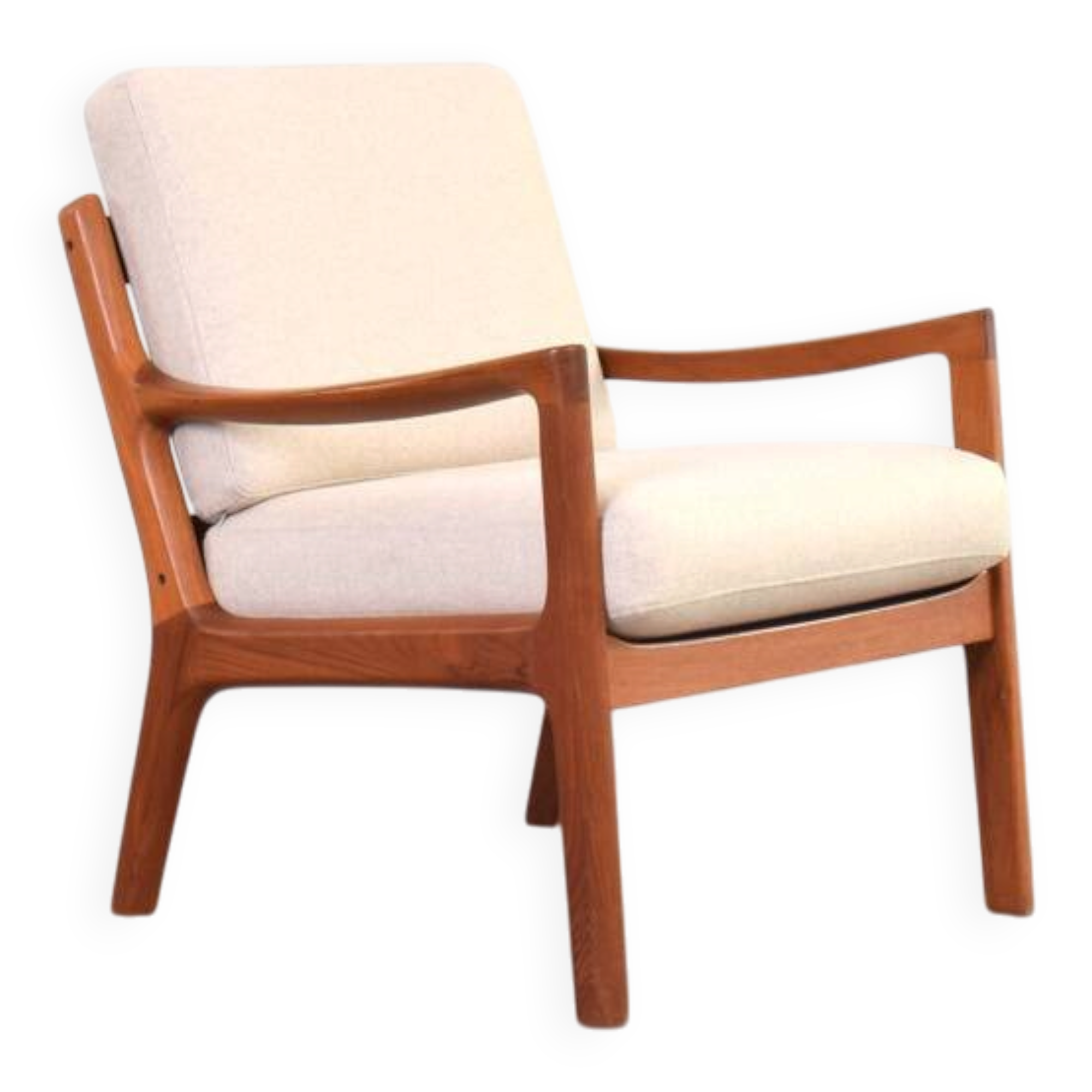 Fauteuil Senator en teck danois des années 50 par Ole Wanscher pour Cado, 1960