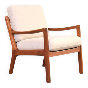Mid-Century Danish Teak Senator Lounge Chair by Ole Wanscher for Cado, 1960
