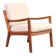 Fauteuil Senator en teck danois des années 50 par Ole Wanscher pour Cado, 1960