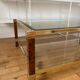 Table basse en verre Pierre Vandel