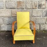 Vintage wooden children's armchair