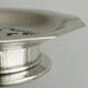 Silver-plated metal butter dish Coquillor