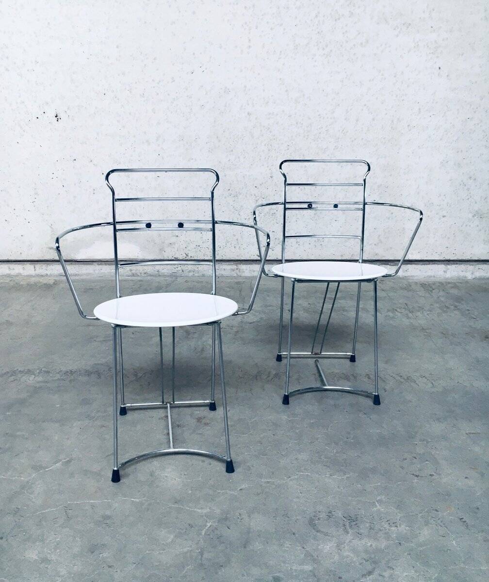 Set of Postmodern Eridiana Dining Chairs by Antonio Citterio for Xilitalia, 1980s