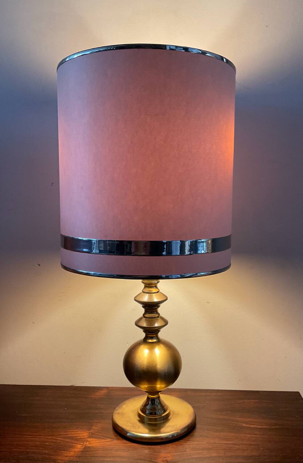 Vintage brass lamp from the 70s