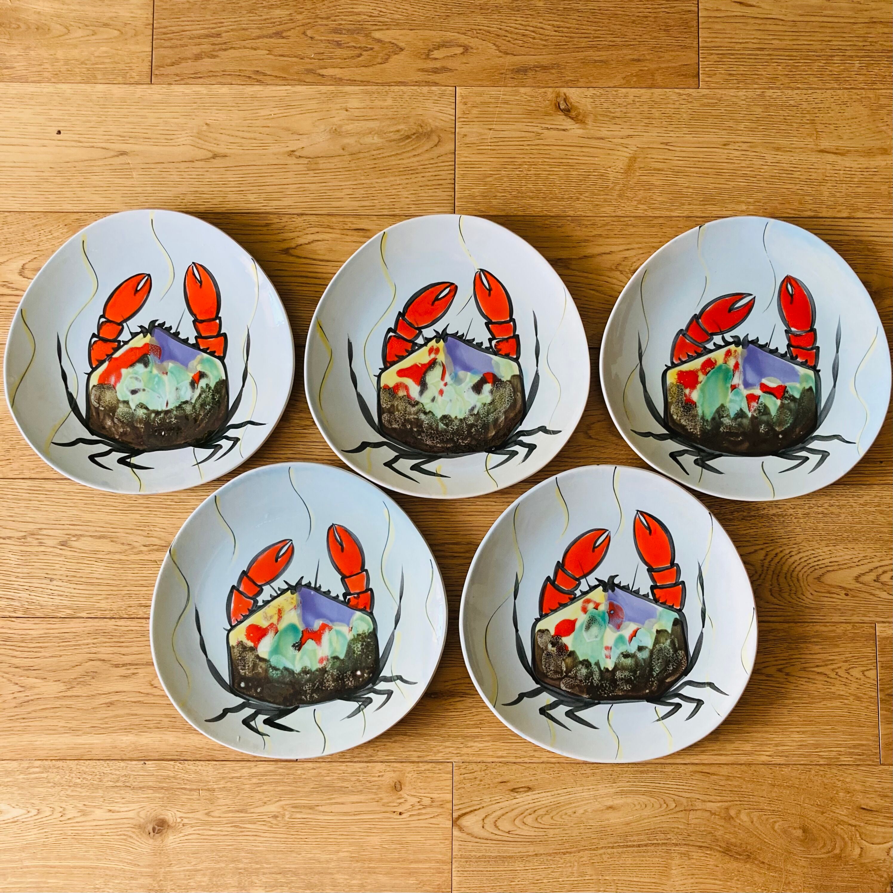 5 plates crab mbfa pornic