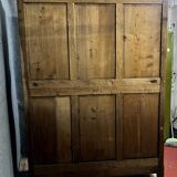 Louis xv style bookcase in solid oak circa 1900-1920